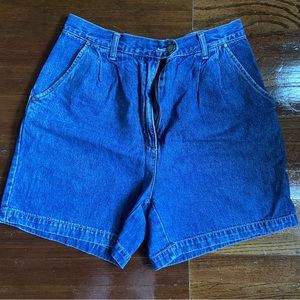 Vintage Denim High Waisted Shorts